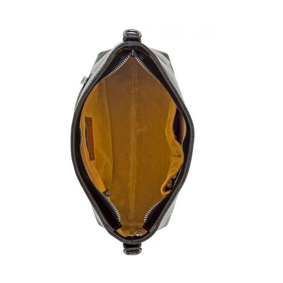 PATRICIA NASH Betta medium leather shoulder crossbody bag + Dust bag BLACK - Picture 14 of 14